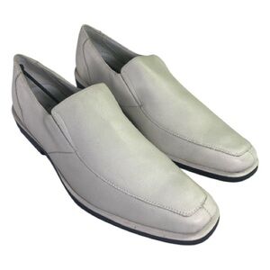 Sandro Moscoloni Men's 16D Slip-On Leather Dress Loafers Off White